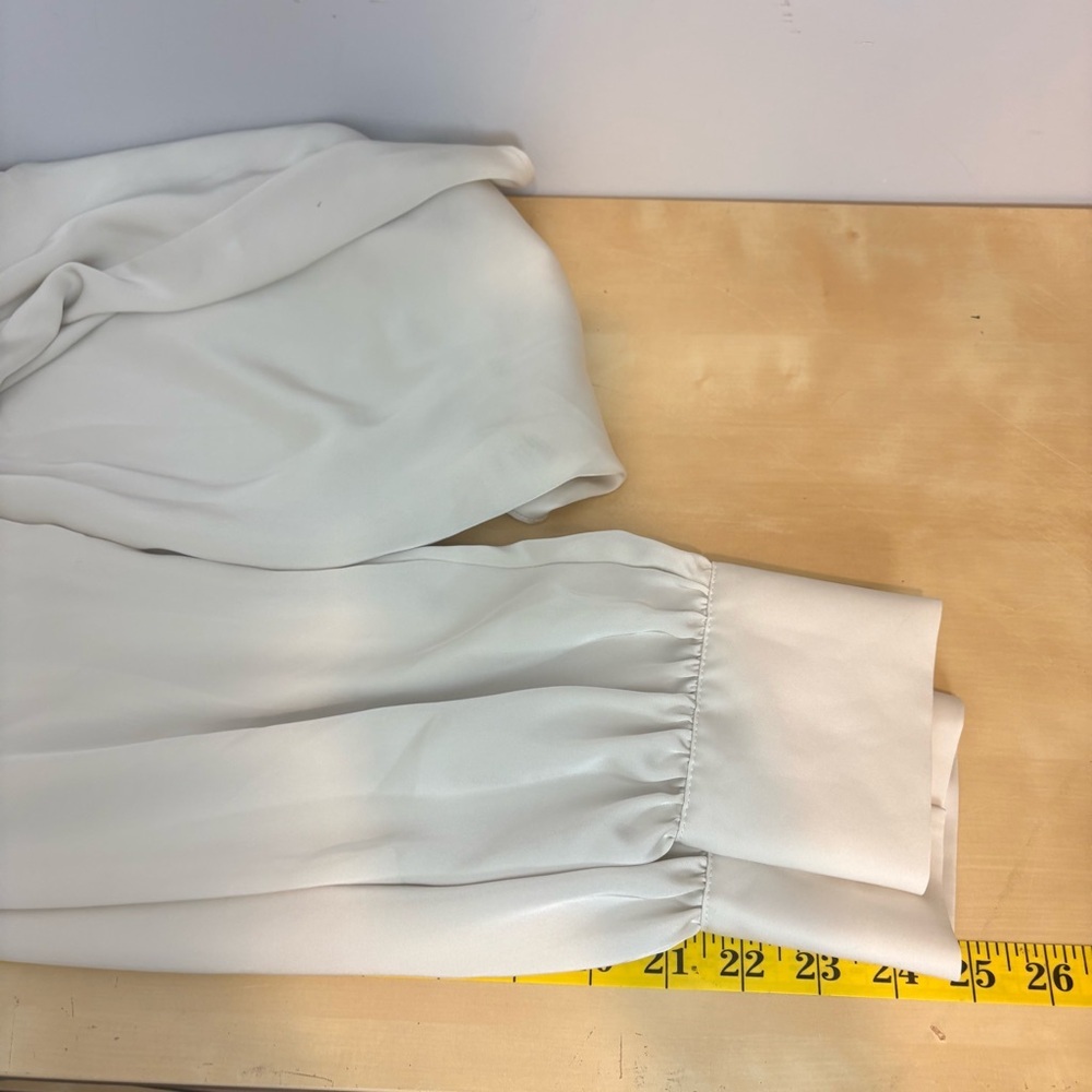 Aritzia Babaton Blouse in matte pearl satin - Picture 12 of 12